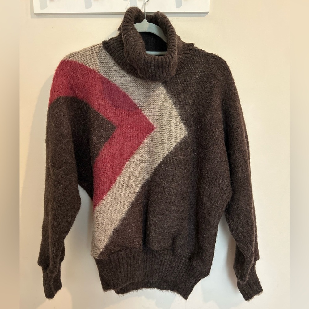 100% Icelandic Wool Sweater, Women’s Large, 80s 90s, Fall Winter